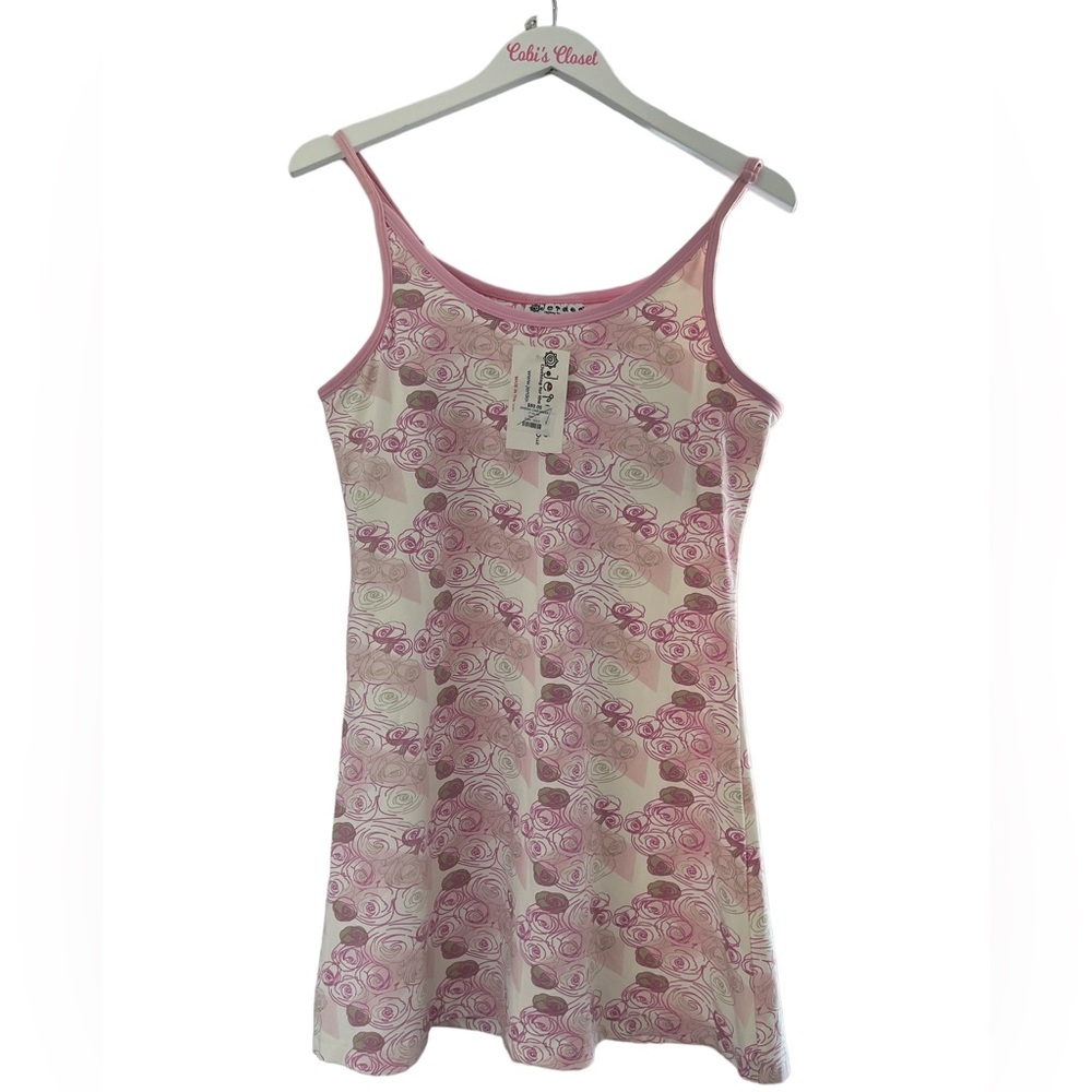 Jerdog Tennis Dress, NWT, Size-L, Color-Pink/Wht/Grey, Womens Tennis Dre…
